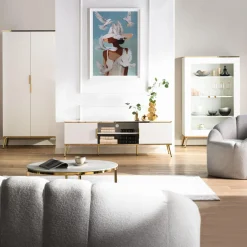 Szafka pod telewizor glamour VITERBO