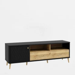 Szafka pod telewizor z ryflowaniem FIXSMILE 158.3 cm