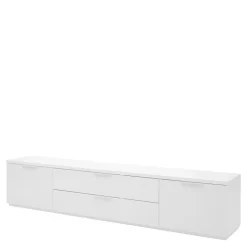 Szafka RTV biała MUNDI 240 cm