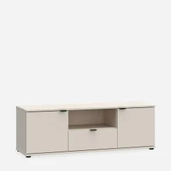 Szafka RTV GANYMEDE jasny beż