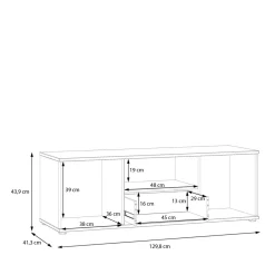 Szafka RTV GANYMEDE szałwia
