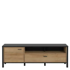 Szafka RTV industrialna z szufladą i półką HIGH ROCK