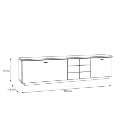 Szafka RTV LOUOTO 224,8 cm