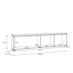 Szafka RTV LOUOTO 224,8 cm