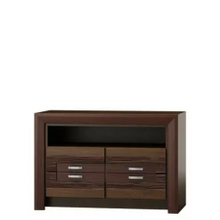 Szafka RTV mała ciemny brąz PARIS