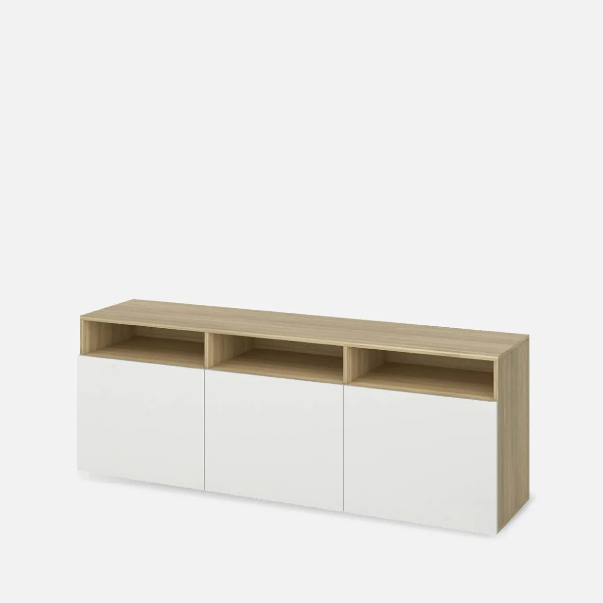 Szafka RTV MULTI WALL biały połysk