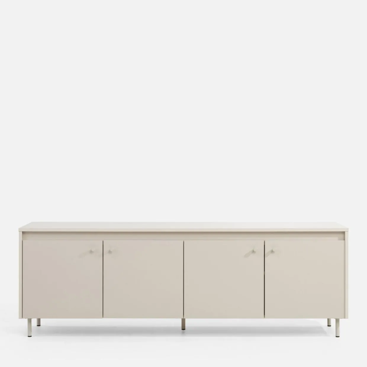 Szafka RTV na metalowych nóżkach TORINO kaszmir