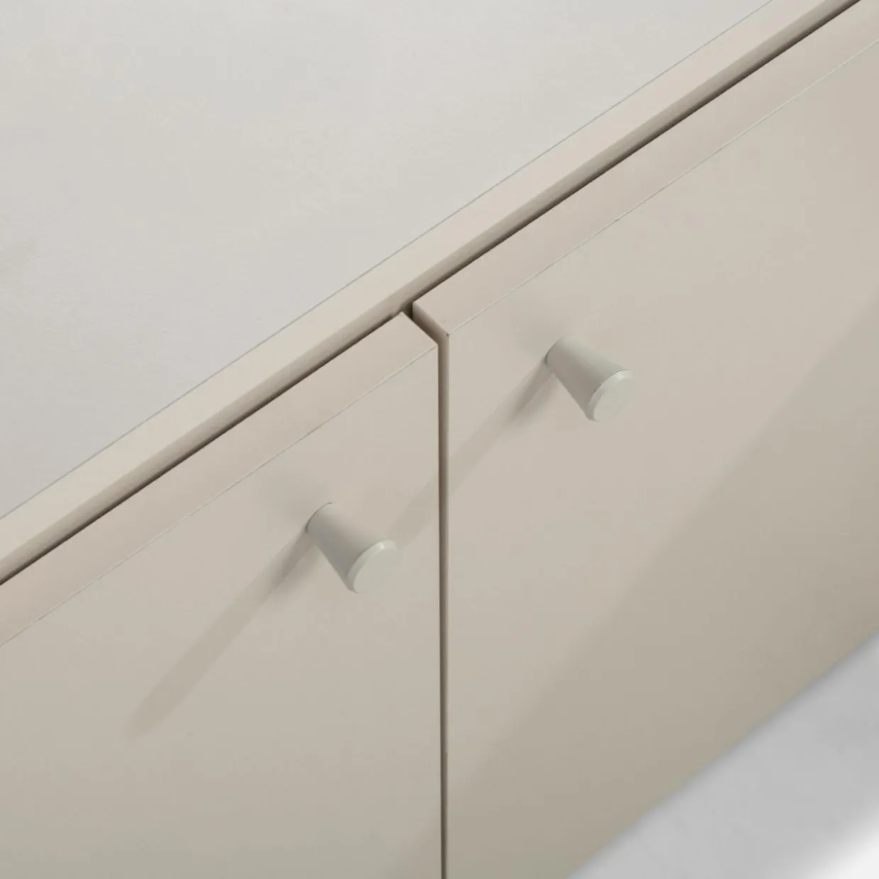 Szafka RTV na metalowych nóżkach TORINO kaszmir