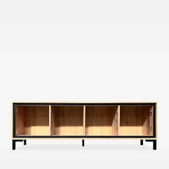 Szafka RTV różowa PARII 171 cm