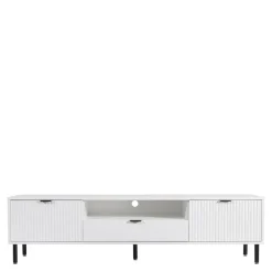 Szafka RTV ryflowana z szufladą WAVE