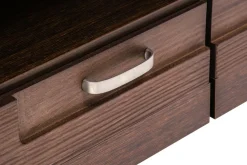 Szafka RTV szeroka ciemny brąz PARIS