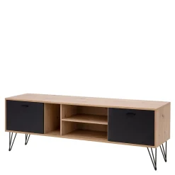 Szafka RTV szeroka z wysokimi nóżkami NEYLE