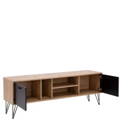 Szafka RTV szeroka z wysokimi nóżkami NEYLE