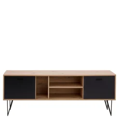 Szafka RTV szeroka z wysokimi nóżkami NEYLE