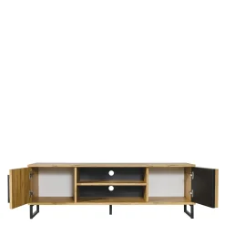 Szafka RTV z lamelami MALMO 141 cm