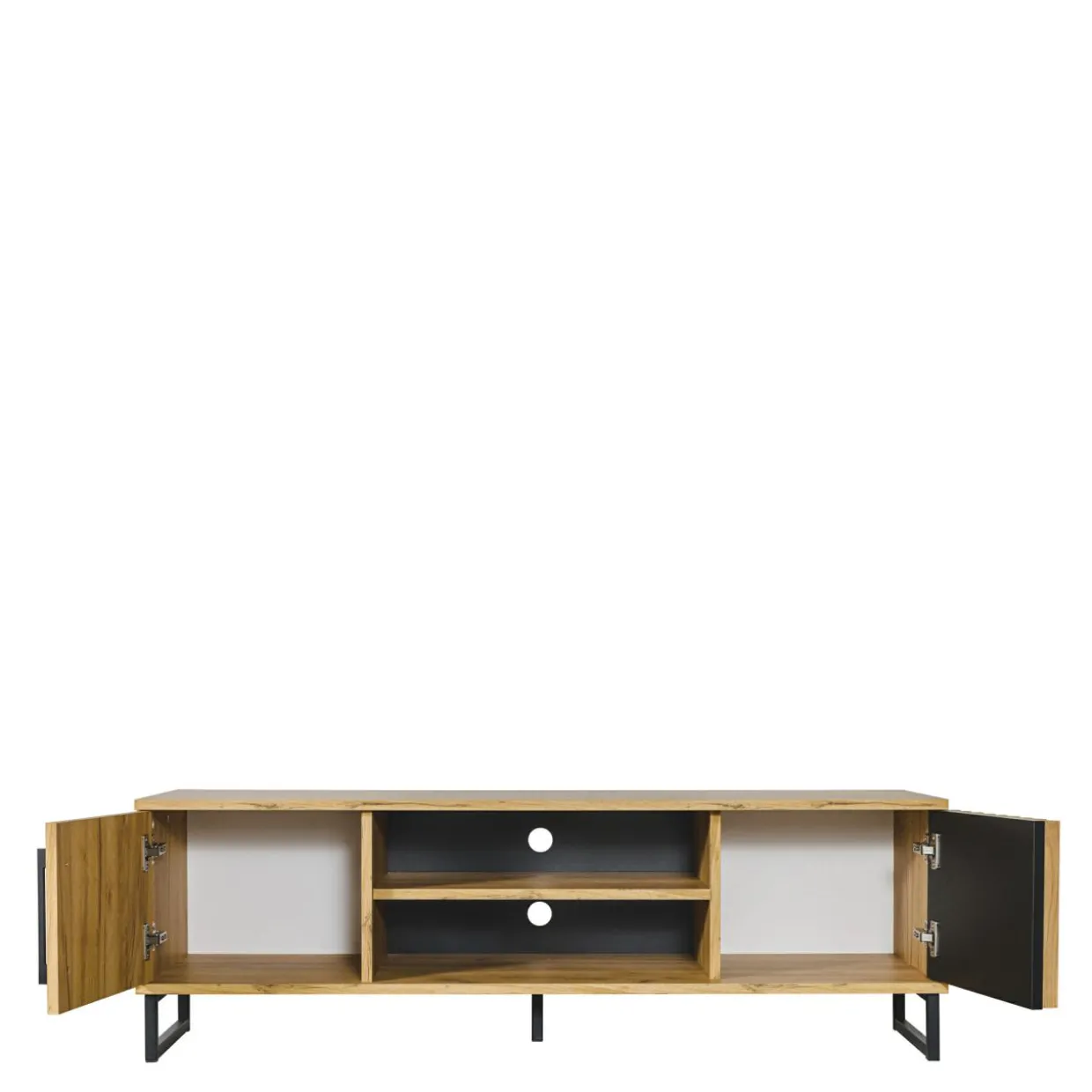 Szafka RTV z lamelami MALMO 141 cm