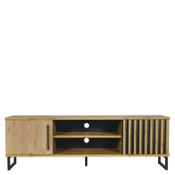 Szafka RTV z lamelami MALMO 141 cm