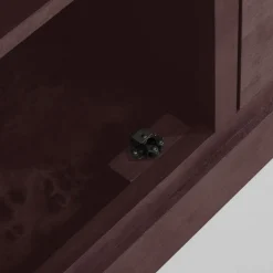 Szafka RTV z litego drewna PAOLA brzoza mahoń, 150 cm