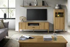 Szafka RTV z ryflowaniem NAVARRA