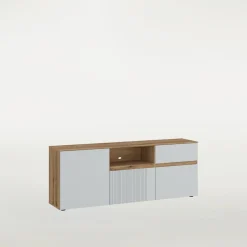 Szafka RTV z ryflowaniem MANILLA 150 cm