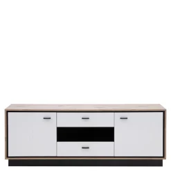 Szafka RTV z ryflowanym frontem MESTRE