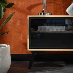 Szafka RTV z witryną SLIDE