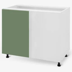 Szafka stojąca narożna BASIC PLUS BP/DNLP smoke green
