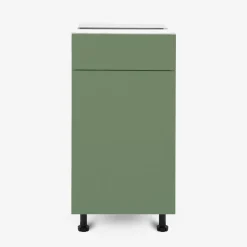 Szafka stojąca z szufladą BASIC PLUS BP/D40SR1 smoke green