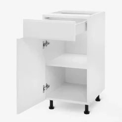 Szafka stojąca z szufladą BASIC PLUS BP/D40SR1 biały mat