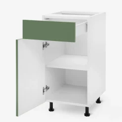 Szafka stojąca z szufladami BASIC PLUS BP/D45S3 smoke green