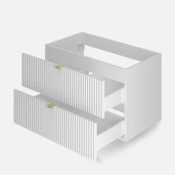 Szafka umywalkowa biały mat BELT 80 cm