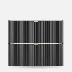 Szafka umywalkowa czarny mat BELT 60 cm