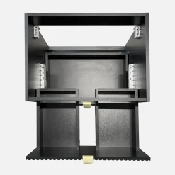 Szafka umywalkowa czarny mat BELT 60 cm