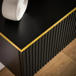 Szafka wisząca czarna GOLD 80 cm