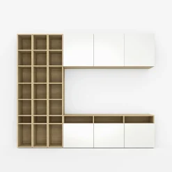 Szafka wisząca MULTI WALL biały połysk