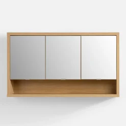 Szafka wisząca zamykana z lustrem dąb artisan LADAMA