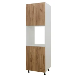 Szafka wysoka pod piekarnik BASIC PLUS BP/D60SP dąb craft złoty