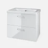 Szafka z umywalką SANITA biały