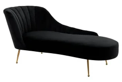 Szezlong czarny VALUTA