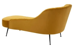 Szezlong musztardowy VALUTA