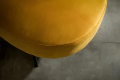 Szezlong musztardowy VALUTA