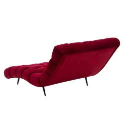 Szezlong pikowany bordowy DELPHI 120