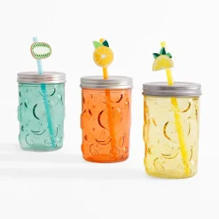 Szlanka z słomką 500 ml MIX