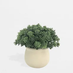 Sztuczny kwiat w beżowej doniczce 14 cm