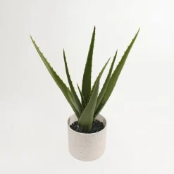 Sztuczny kwiat w docznice ALOES 30 cm