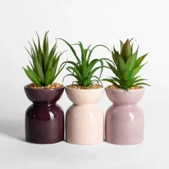 Sztuczny kwiat w doniczce 22 cm MIX