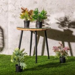 Sztuczny kwiat w doniczce MIX 32 cm