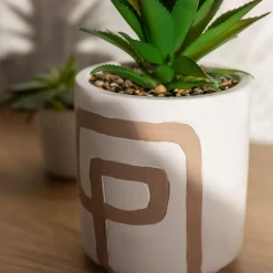 Sztuczny kwiat w doniczce MIX