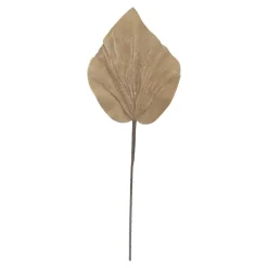 Sztuczny liść brązowy 85 cm