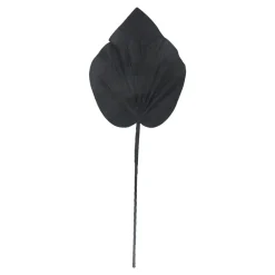 Sztuczny liść czarny 85 cm